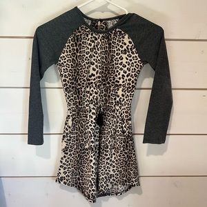 Girls Long Sleeve Romper | Large